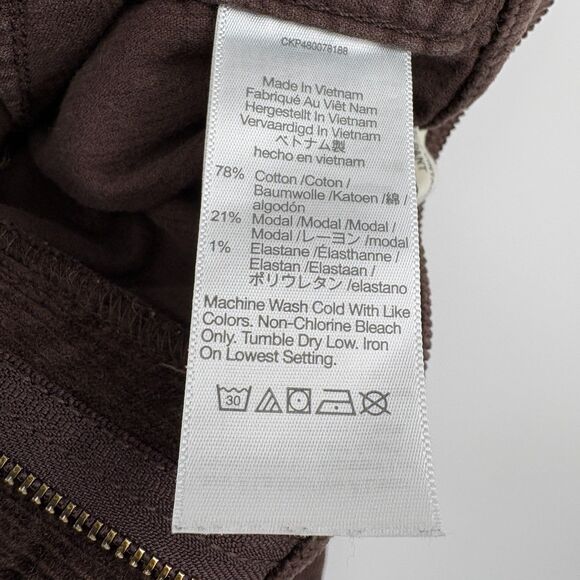 Madewell The Perfect Vintage Flare Pant in Corduroy in Dark Coffee, Sz 25, Fall - Picture 12 of 12